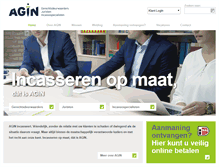 Tablet Screenshot of agin.nl